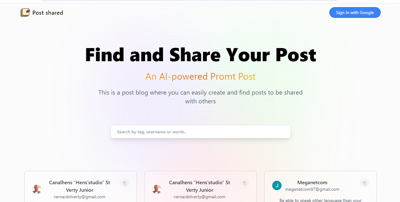 Post Prompt