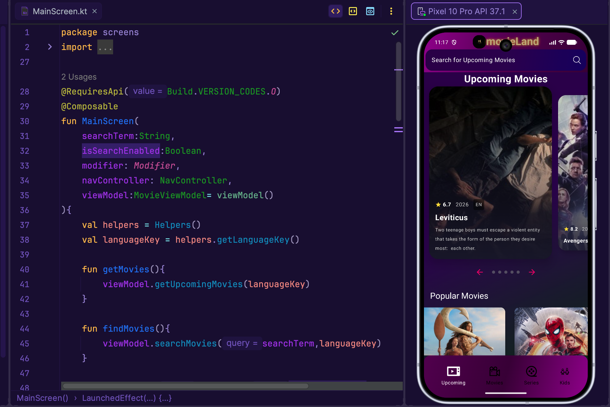 Code background